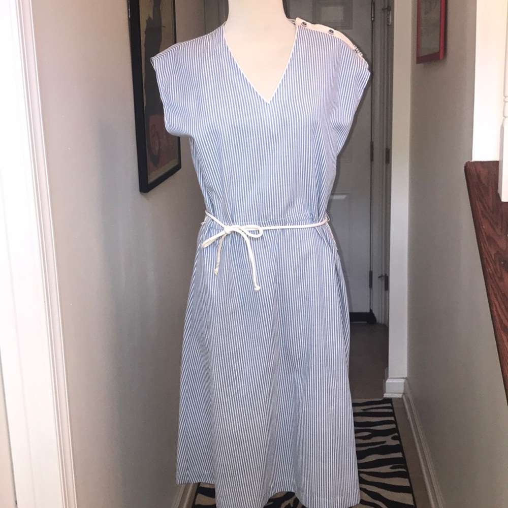 Vintage Seersucker Pattern Dress 😘😗